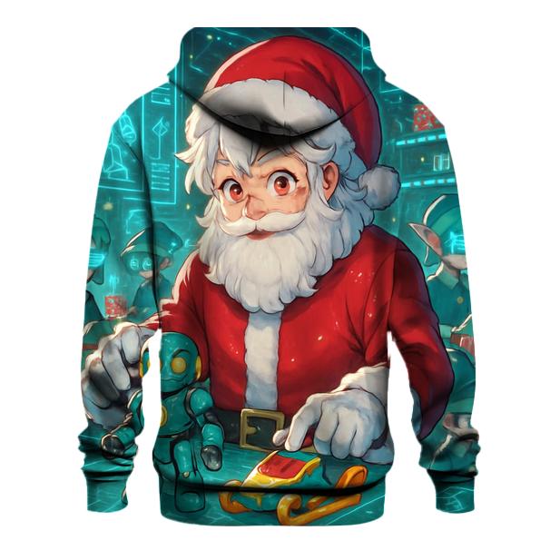Santa Workshop Circuit Crafter graphic hoodies