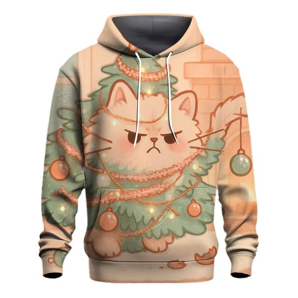 Grumpy Cat Tangle In The Tree lightweight hoodies