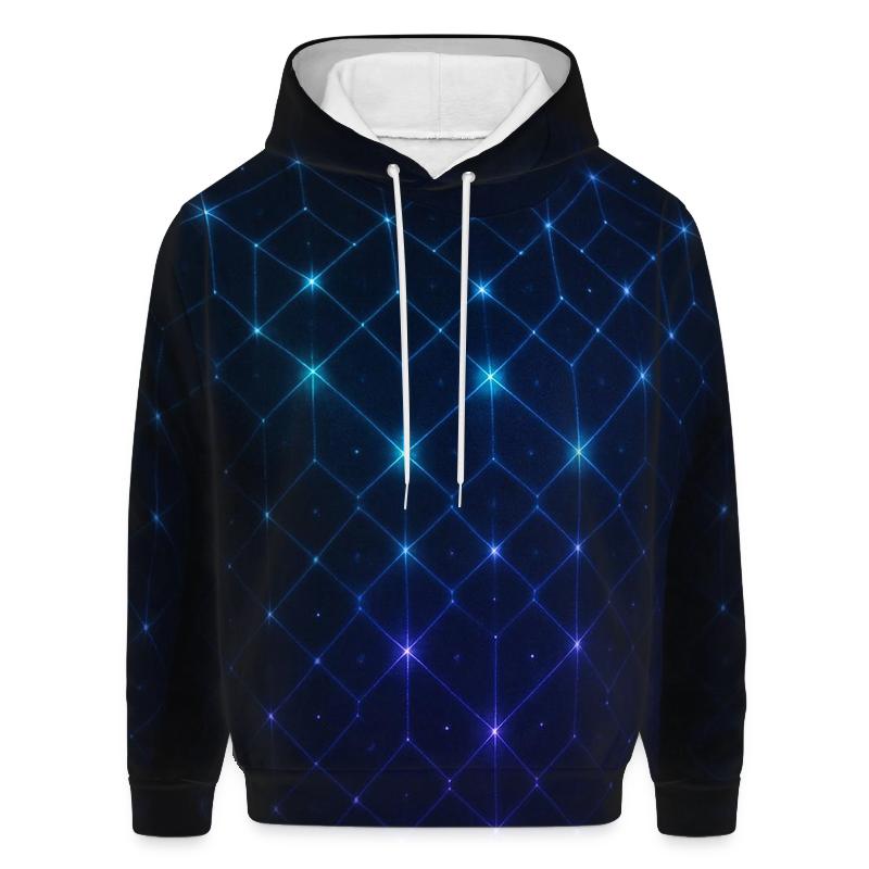 Stellar Lattice Glow premium hoodies
