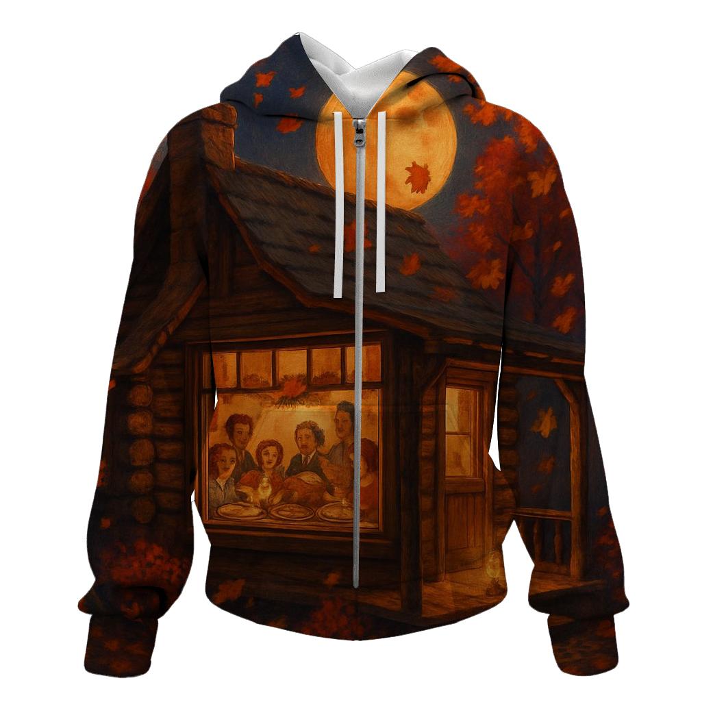 Harvest Moon Cabin Gathering graphic hoodies