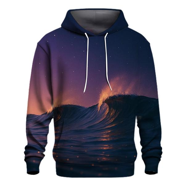 Twilight Waves And Starlit Surf hoodie designs