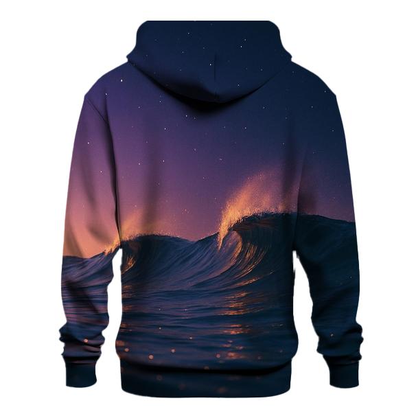 Twilight Waves And Starlit Surf hoodie designs