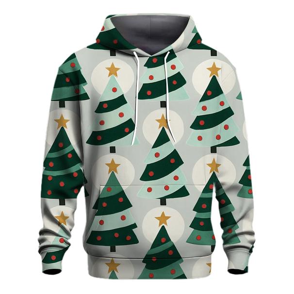 Christmas Tree Spiral Tessellation pullover hoodies