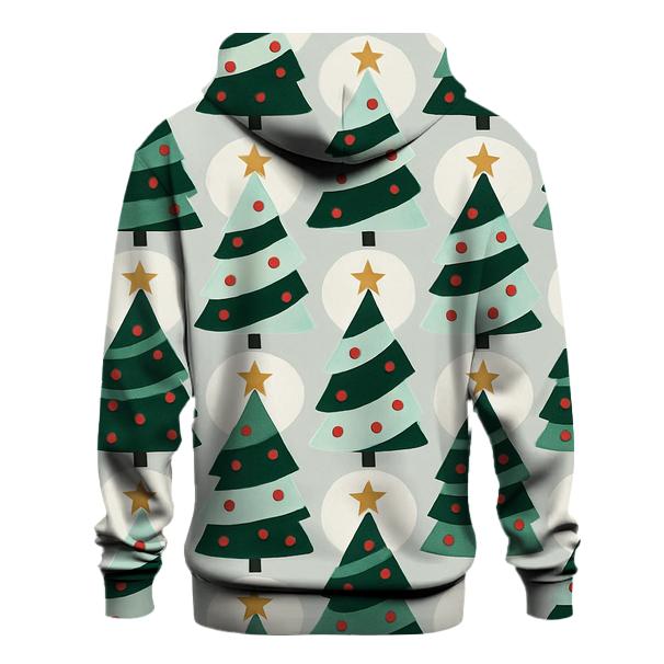 Christmas Tree Spiral Tessellation pullover hoodies