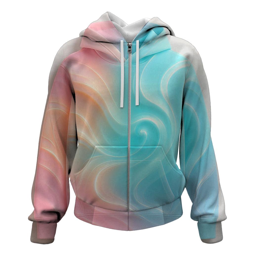 Aurora Tidal Gradient heavyweight hoodies