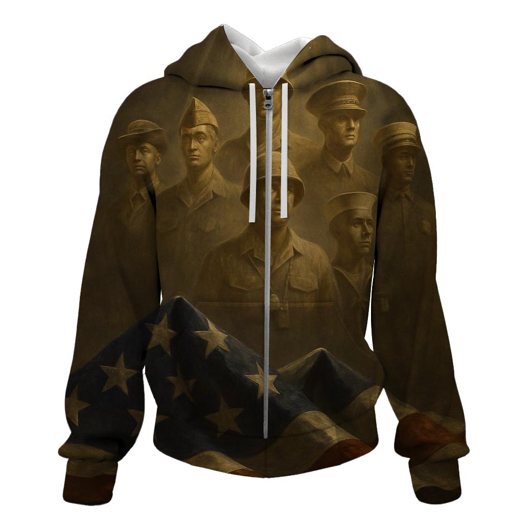 Rising From The Folded Flag hoodie trends
