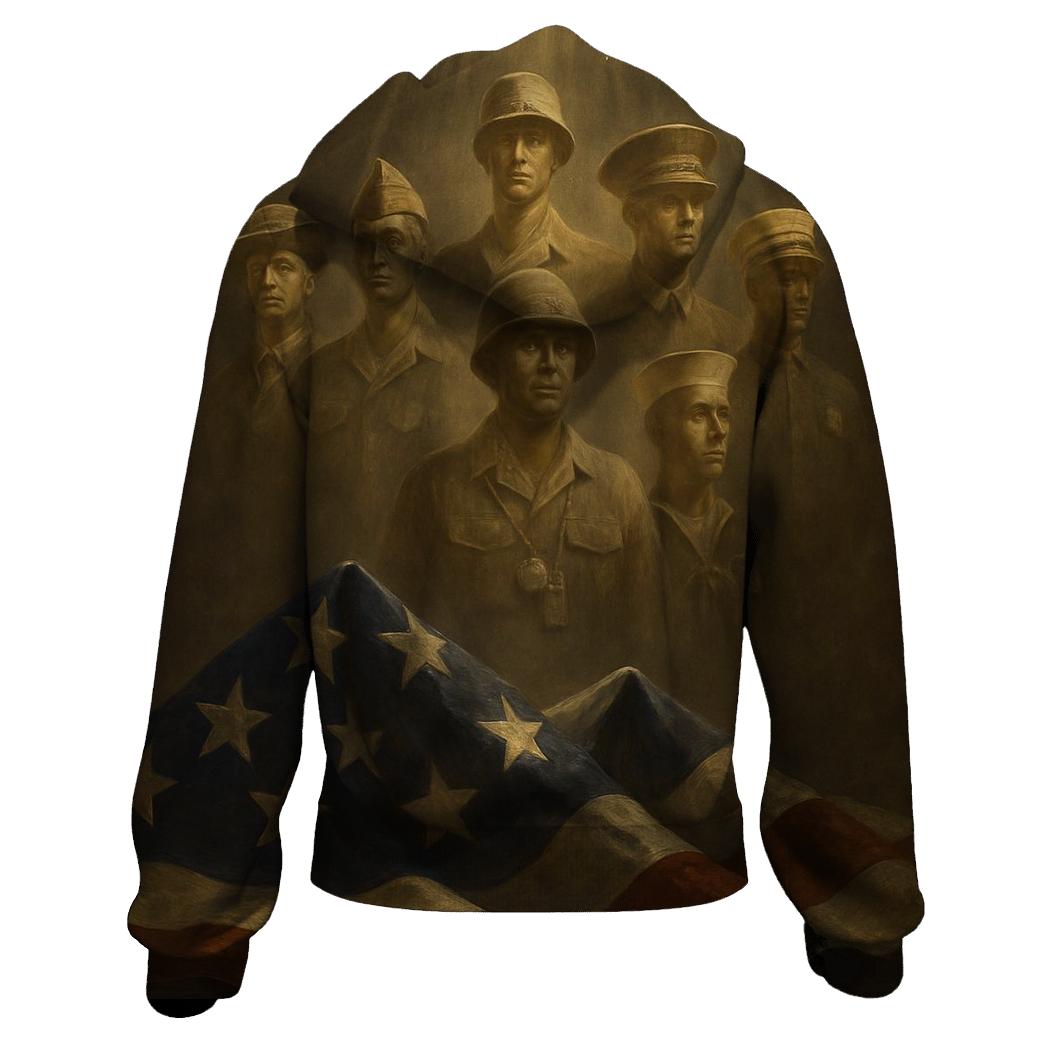 Rising From The Folded Flag hoodie trends