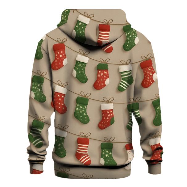 Stocking Garland Diagonal Wave premium hoodies