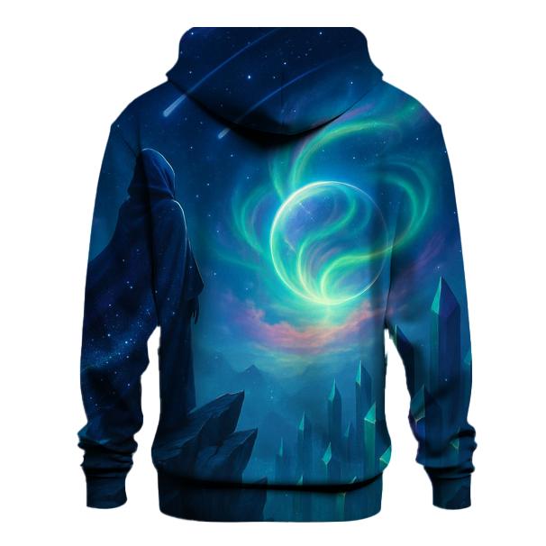 Aurora Drifter Over The Crystal Planet zip-up hoodies
