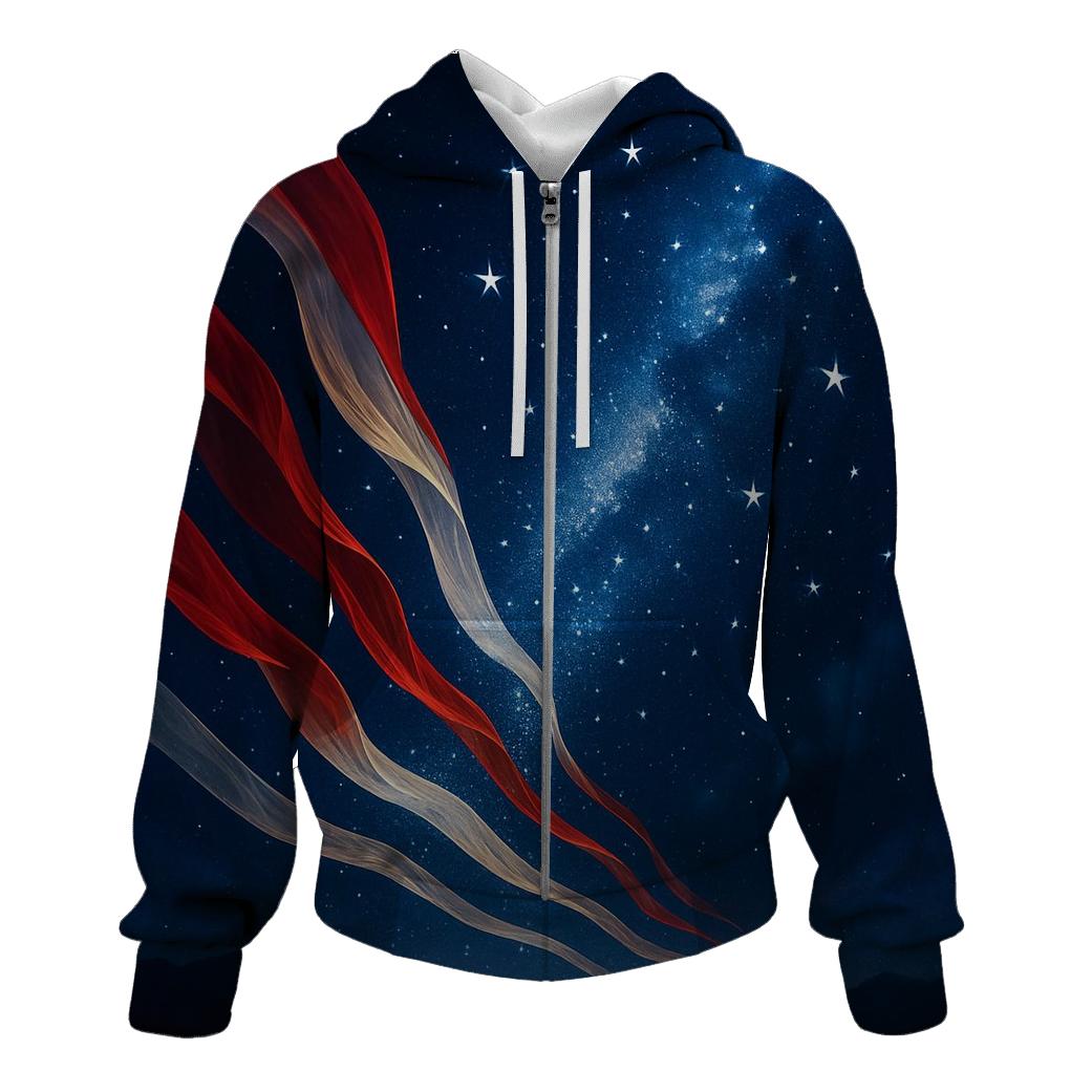 Celestial Stripes Horizon hoodies fashion