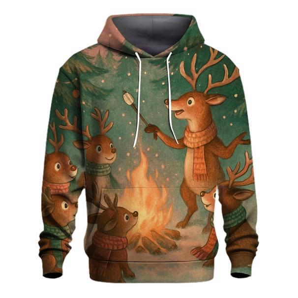 Reindeer Campfire Story Circle hoodies fashion