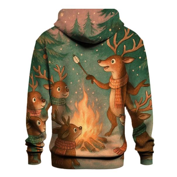 Reindeer Campfire Story Circle hoodies fashion