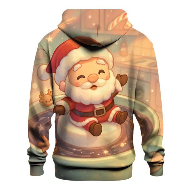 Chibi Santa Marshmallow Galaxy lightweight hoodies