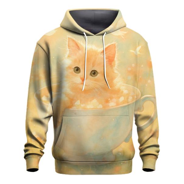 Sunrise Blossom Bath Cat custom hoodies