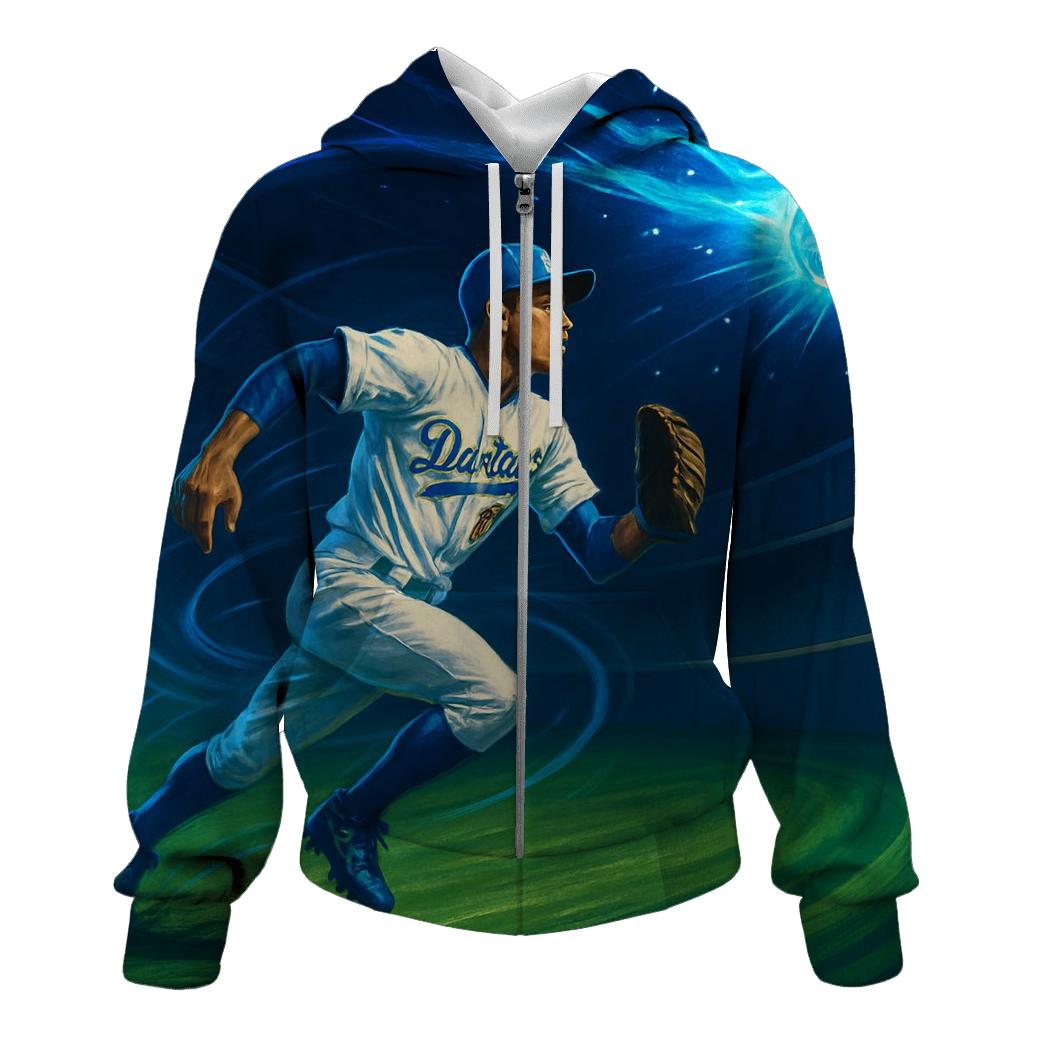 Blue Comet Outfield Chase zip-up hoodies