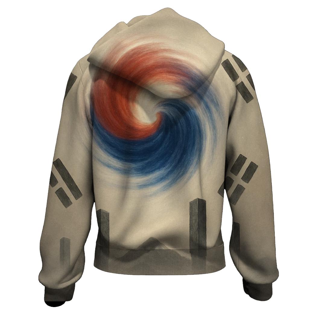 South_Korean_flag_cosmic_yin_yang_sky hoodie designs