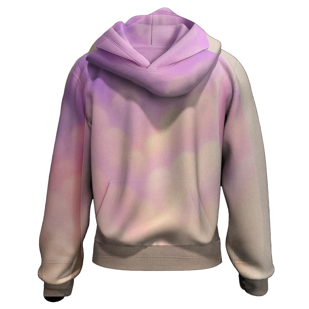 Pastel Cloud Reverie embroidered hoodies