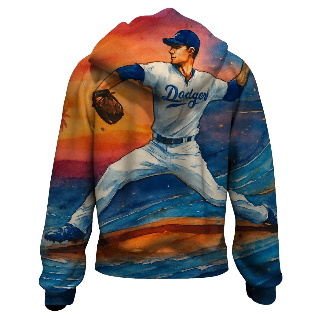 Sunset Diamond Waves designer hoodies