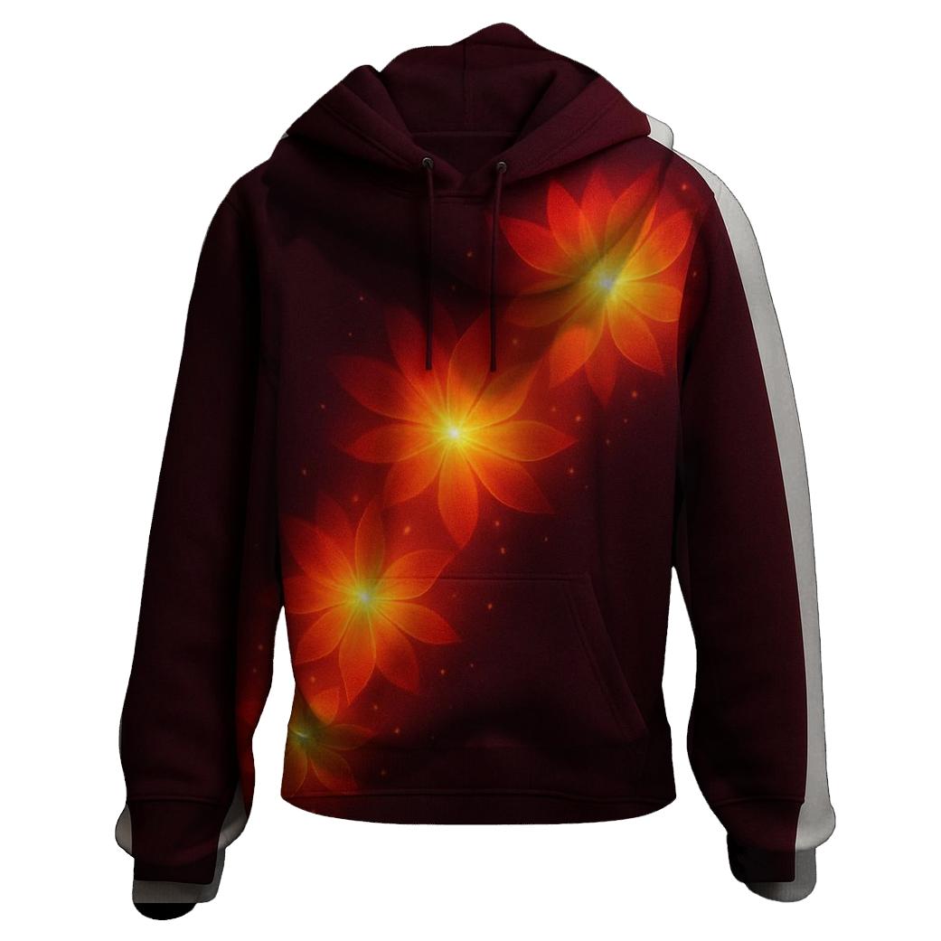 Solar Bloom Cascade custom hoodies
