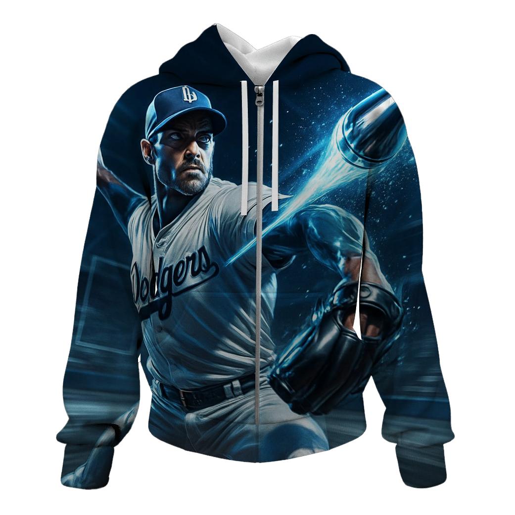 Chrome Velocity Pitch embroidered hoodies