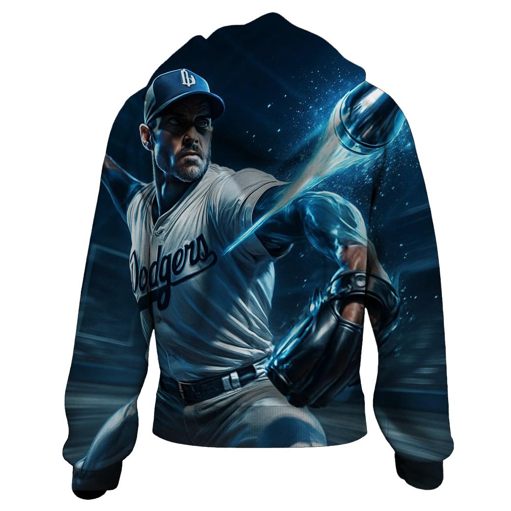 Chrome Velocity Pitch embroidered hoodies