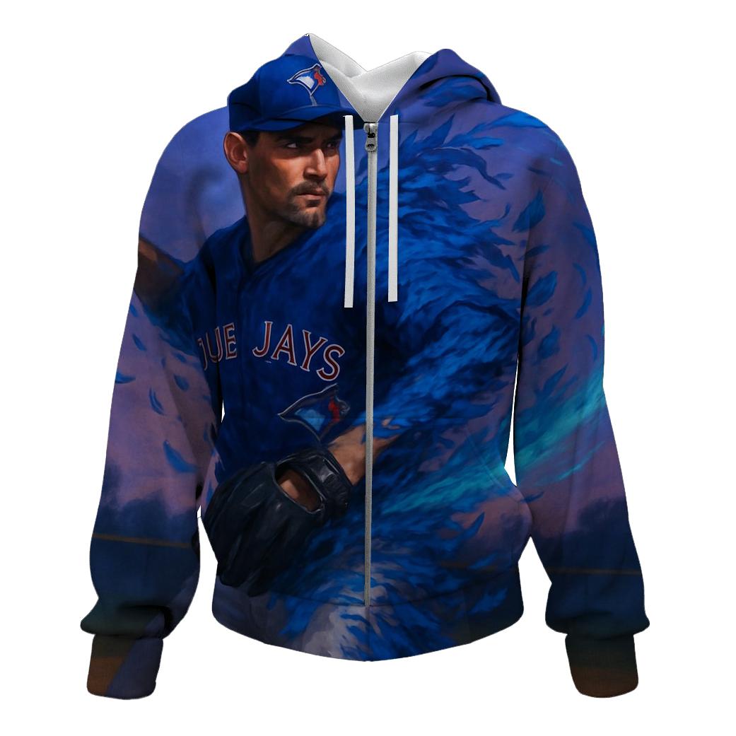 Twilight Bullpen Roar Blue Jays Inspired zip-up hoodies