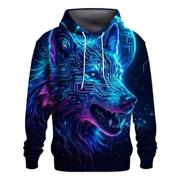 Lunar Circuit Wolf hoodie designs