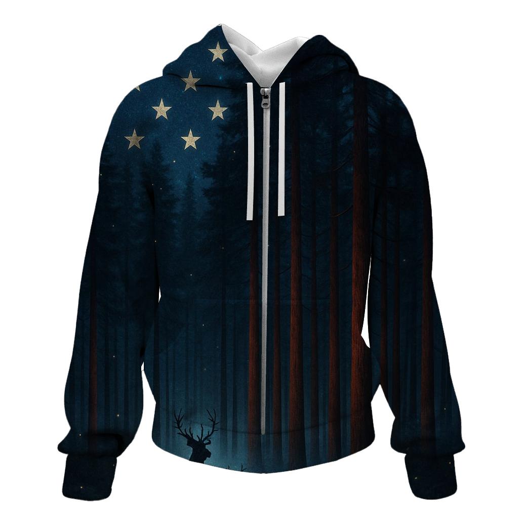 Forest Guardians Star Canopy pullover hoodies