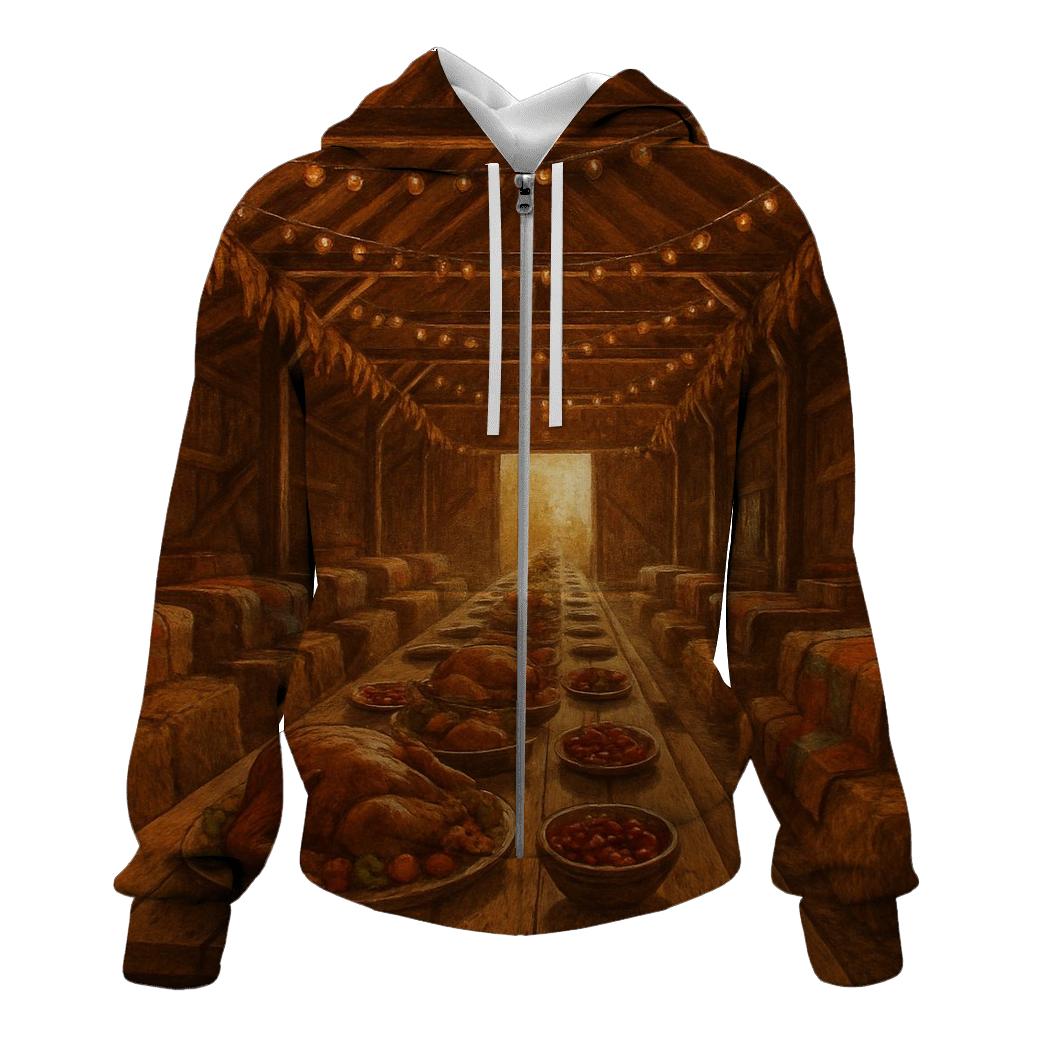 Thanksgiving Barn Loft Gathering lightweight hoodies