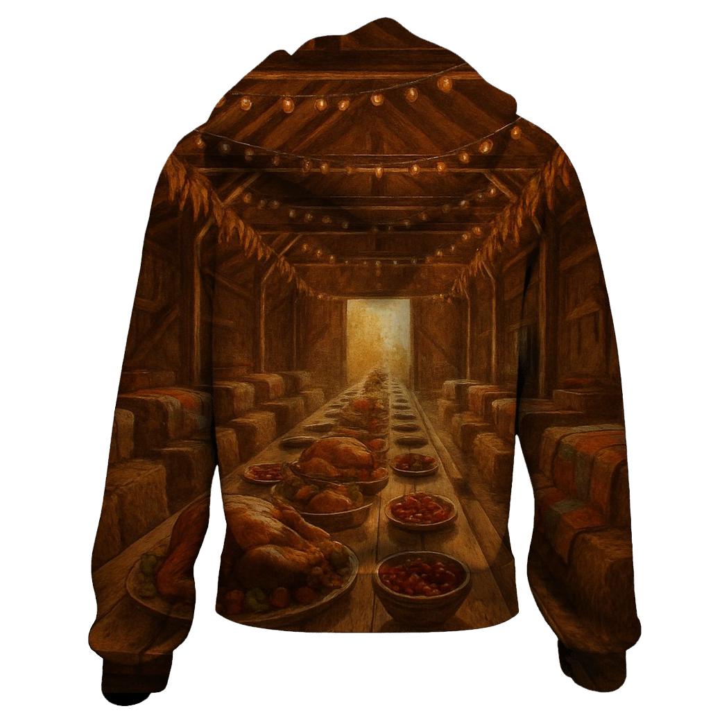 Thanksgiving Barn Loft Gathering lightweight hoodies