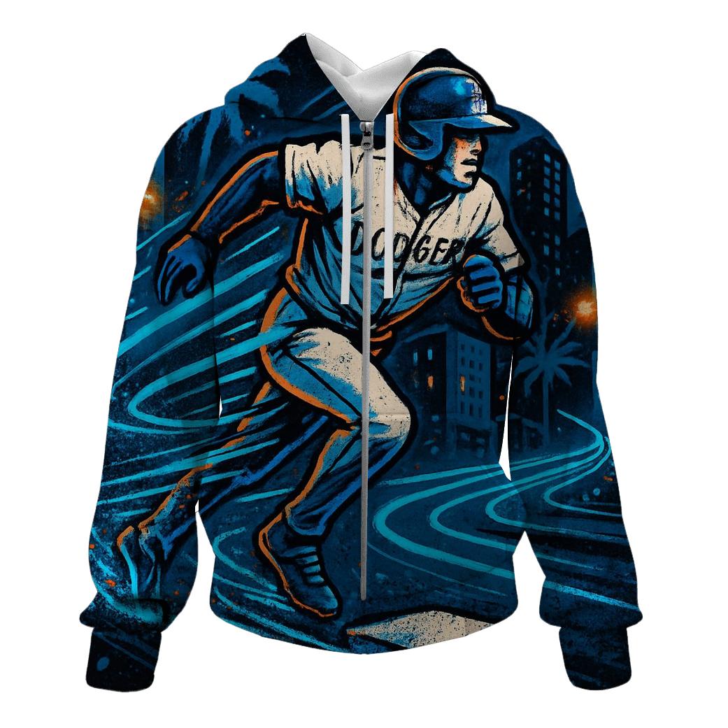 Electric Baselines Street Merge embroidered hoodies