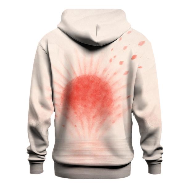 Japanese_flag_surreal_cherry_mist zip-up hoodies