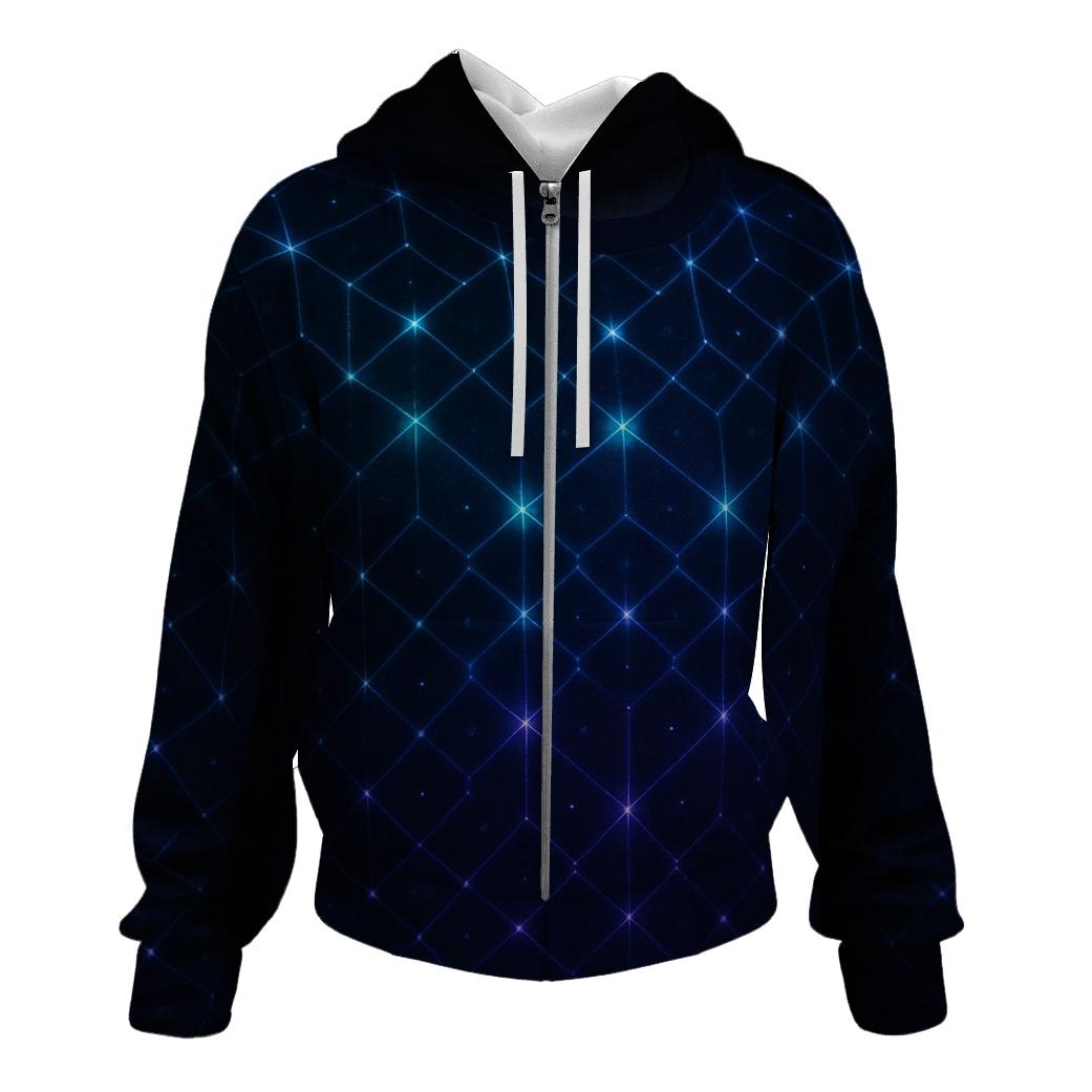 Stellar Lattice Glow hoodie designs
