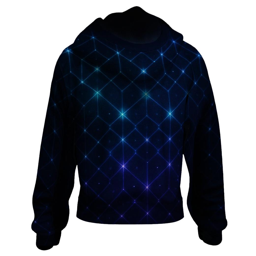 Stellar Lattice Glow hoodie designs
