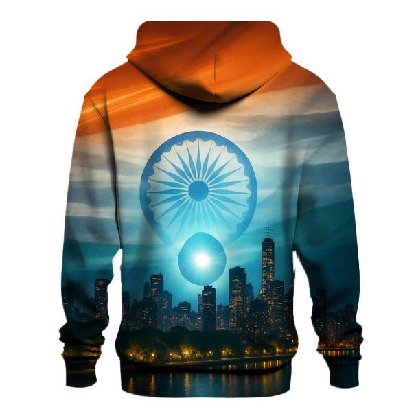 Indian_flag_double_exposure_city_skyline custom hoodies