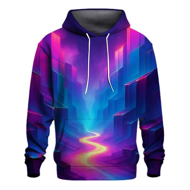 Neon Mirage Canyon custom hoodies