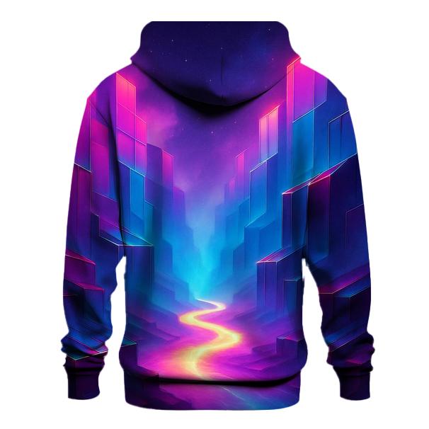 Neon Mirage Canyon custom hoodies