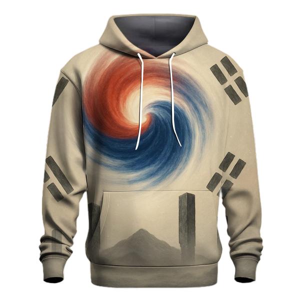 South_Korean_flag_cosmic_yin_yang_sky graphic hoodies