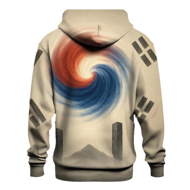 South_Korean_flag_cosmic_yin_yang_sky graphic hoodies