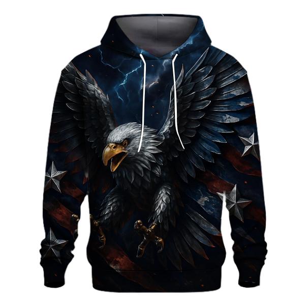 Eagle Storm Metallic Flight zip-up hoodies