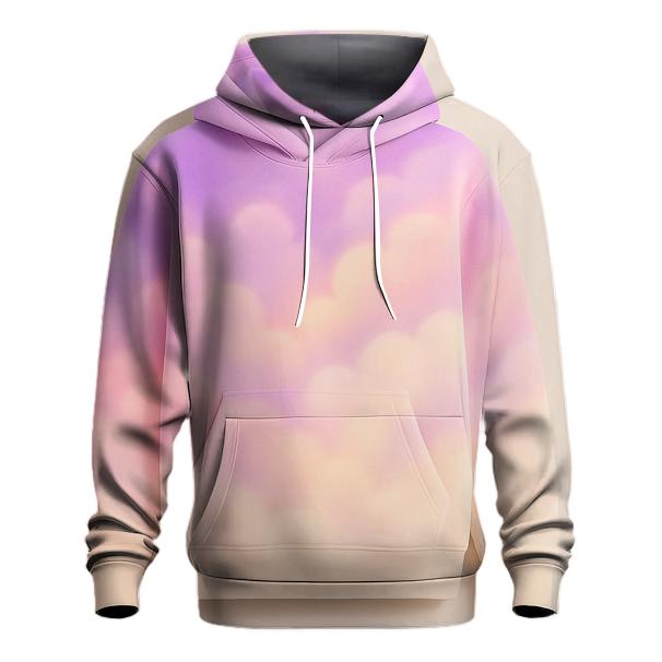 Pastel Cloud Reverie printed hoodies