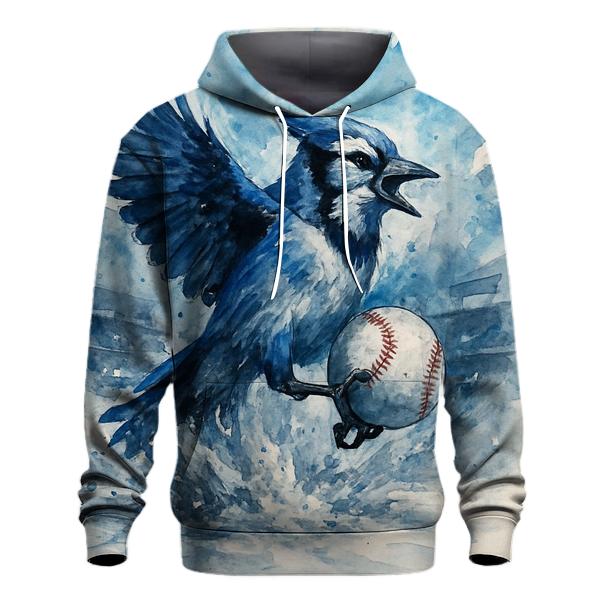 Rising Wings Over Winter Diamond Blue Jays premium hoodies