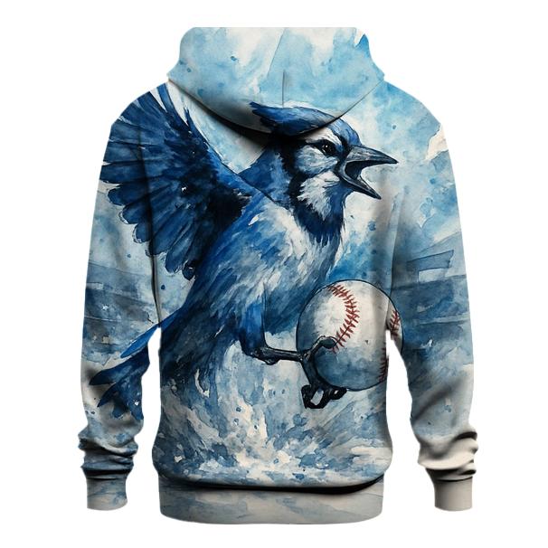 Rising Wings Over Winter Diamond Blue Jays premium hoodies