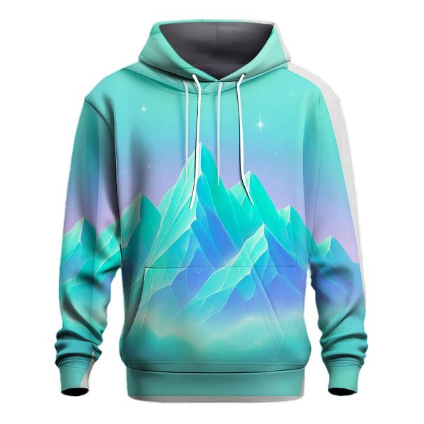 Iridescent Mountain Veil hoodie designs