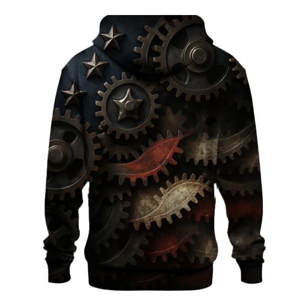 Industrial Gears And Stripes hoodie styles