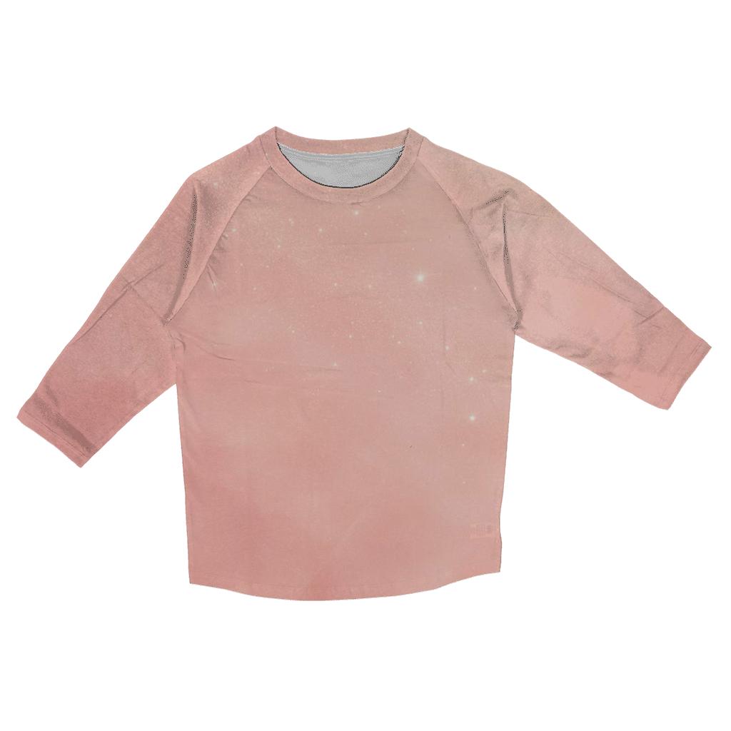 Rose Quartz Stardust Veil fashion 3/4 sleeve shirts
