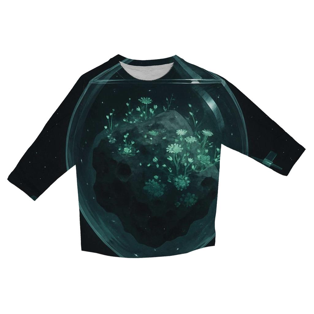 Asteroid Garden Terrarium designer 3/4 sleeve blouses