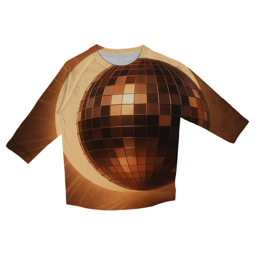 Bronzed Disco Eclipse designer 3/4 sleeve blouses
