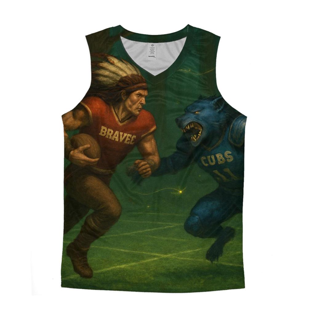 Forest Charge Braves Against Cubs trendy fitted tank tops