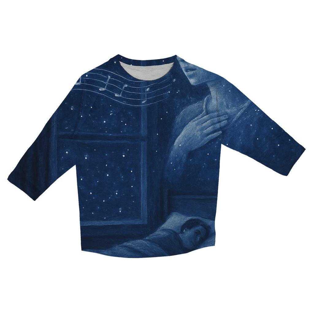Her Lullaby Still Holding Up The Night personalized 3/4 sleeve tees